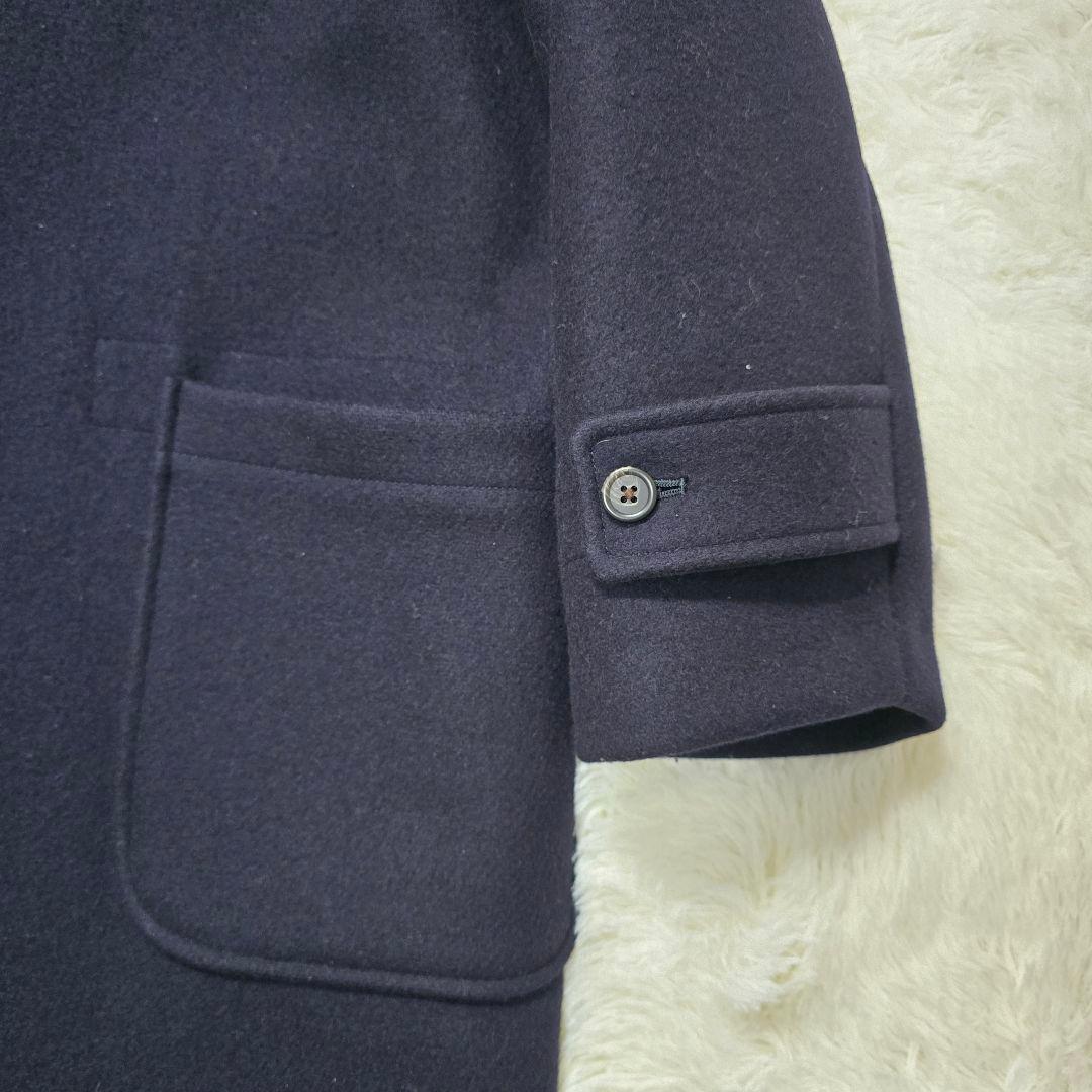 美品Polo by Ralph Lauren ダッフルコート マキシ丈 紺 L