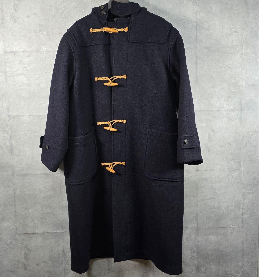 美品Polo by Ralph Lauren ダッフルコート マキシ丈 紺 L
