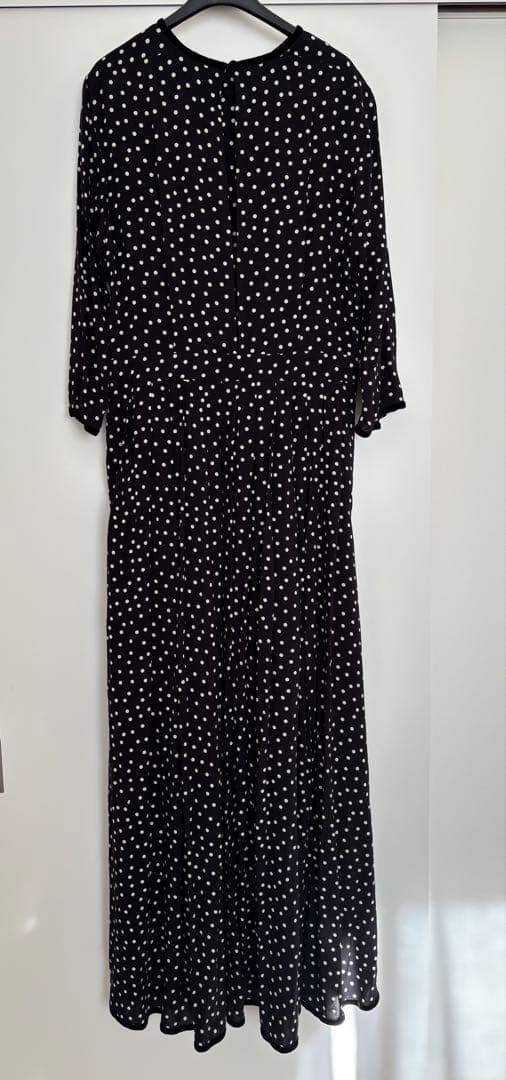 シンメ　sinme ドットロングワンピース Lサイズ