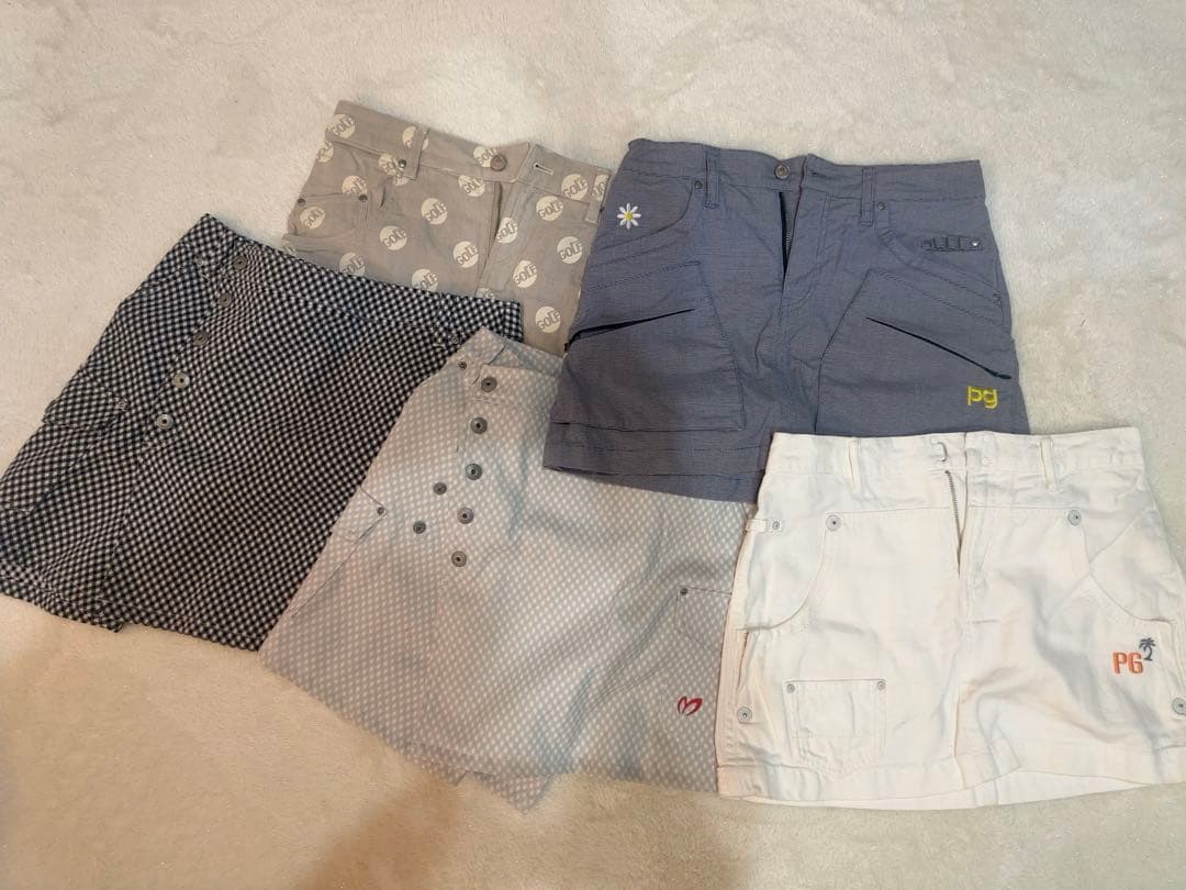 パーリーゲイツ レディースゴルフスカートセット