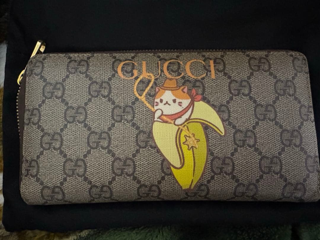 GUCCI グッチ 長財布 ばなにゃ 正規店にて購入