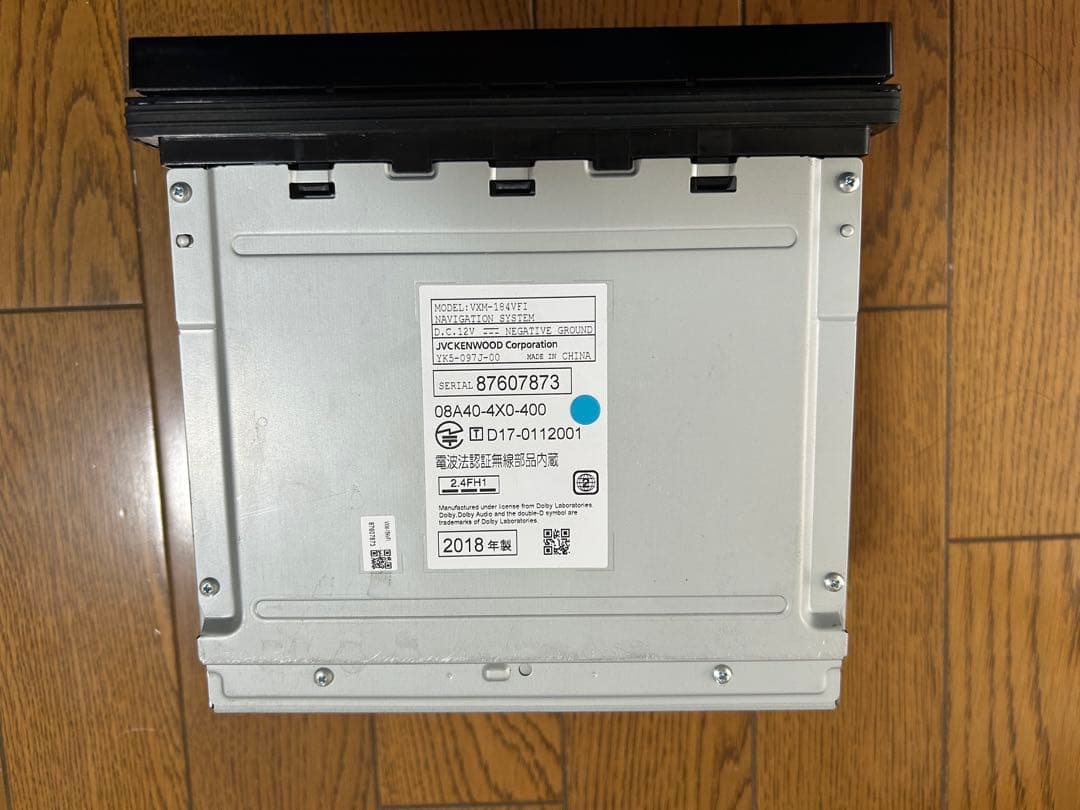 Gathers VXM-188VFi 1DINカーナビ 2018年製