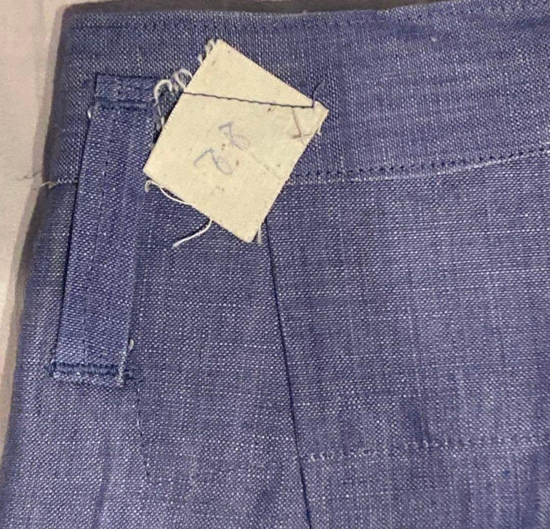 ゲ*ね様 60s フランス軍 ラミーリネンパンツ デッドストック！