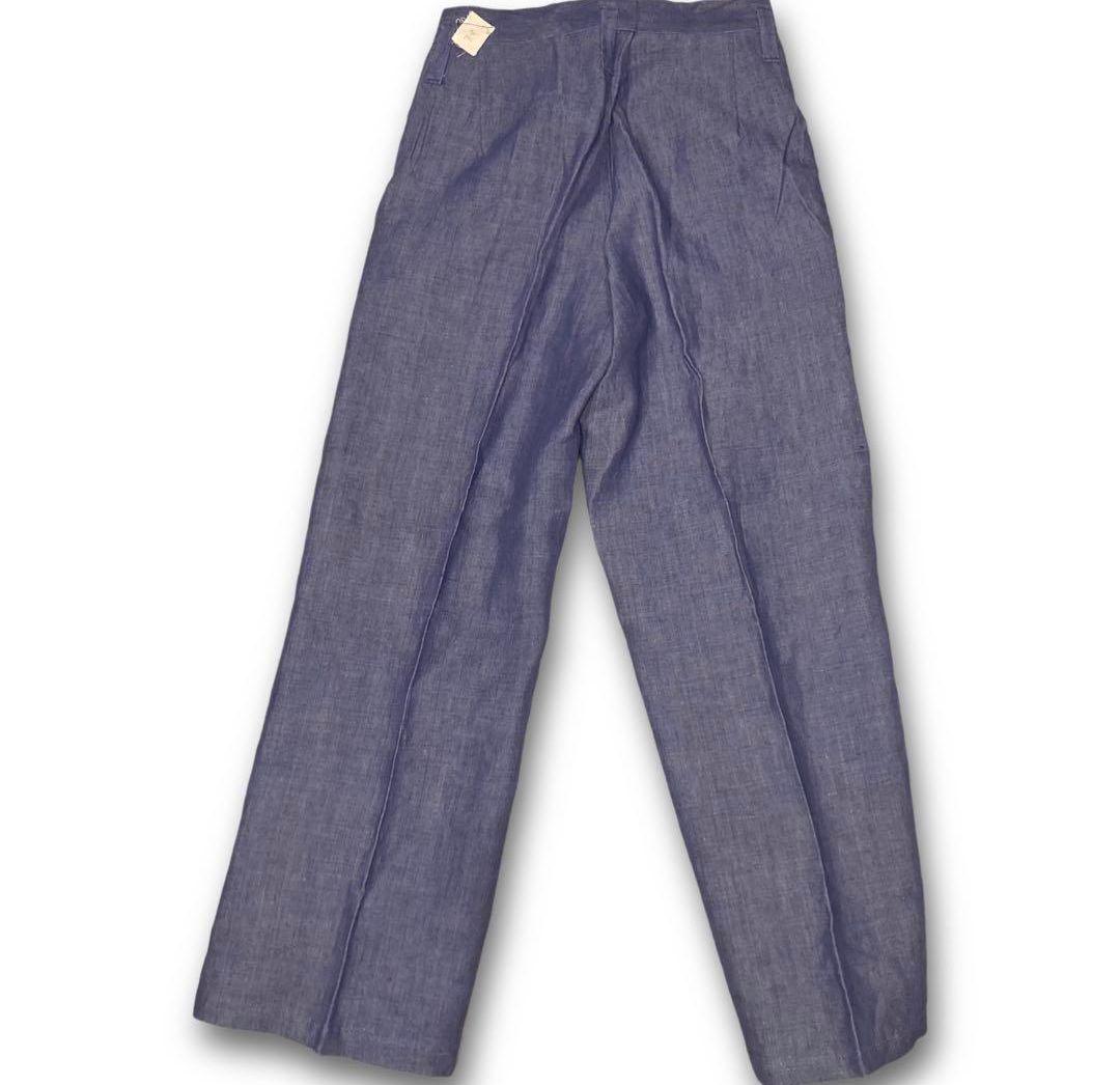 ゲ*ね様 60s フランス軍 ラミーリネンパンツ デッドストック！