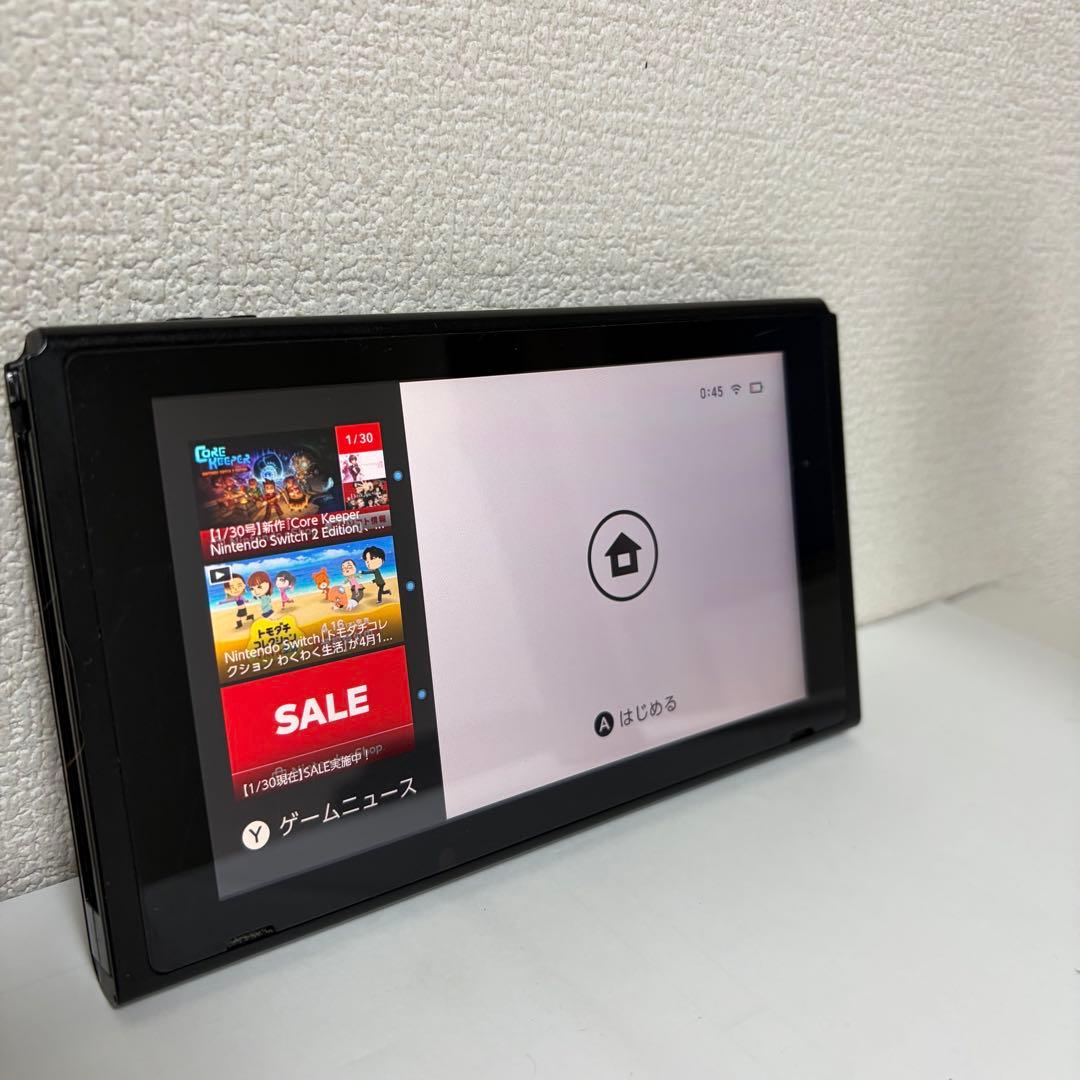 【完動品】Nintendo Switch 本体のみ2017 スタンド無し