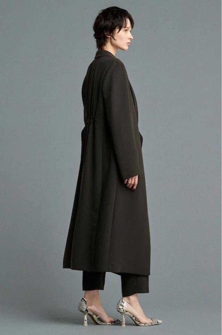 uncrave ダブルクロスワンピースコート