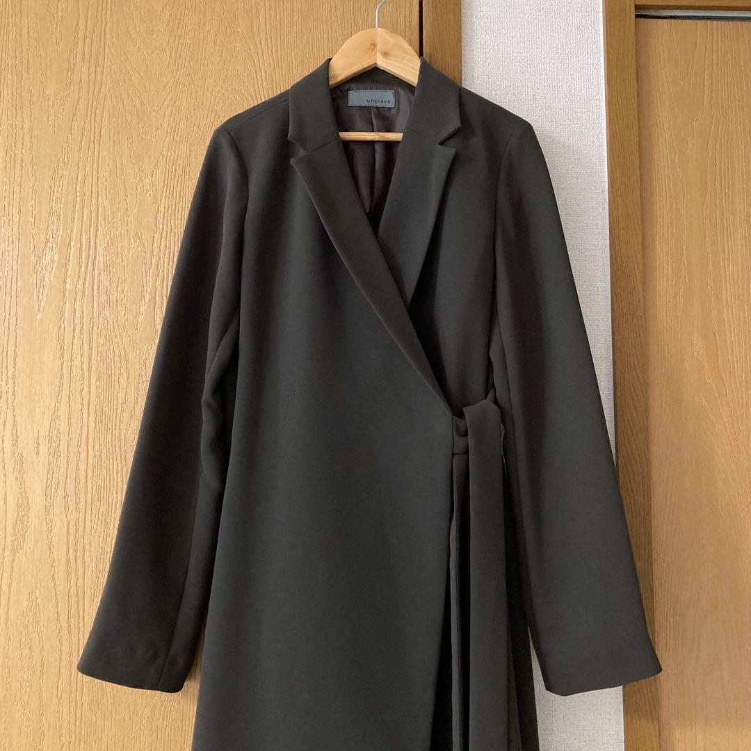 uncrave ダブルクロスワンピースコート