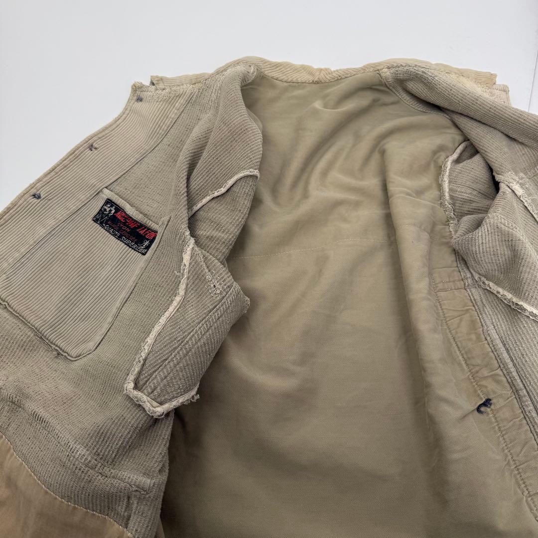 ADOLPHE LAFON 30s 40s ボロハンティングジャケット フランス
