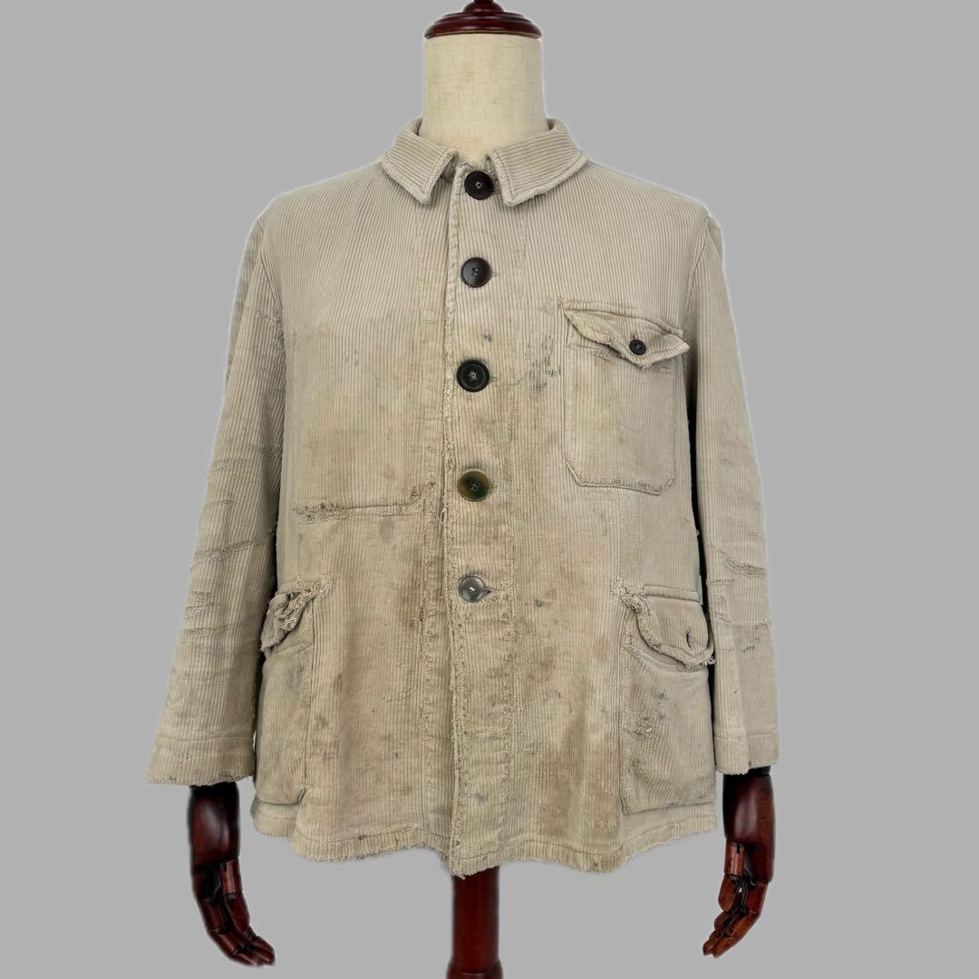 ADOLPHE LAFON 30s 40s ボロハンティングジャケット フランス