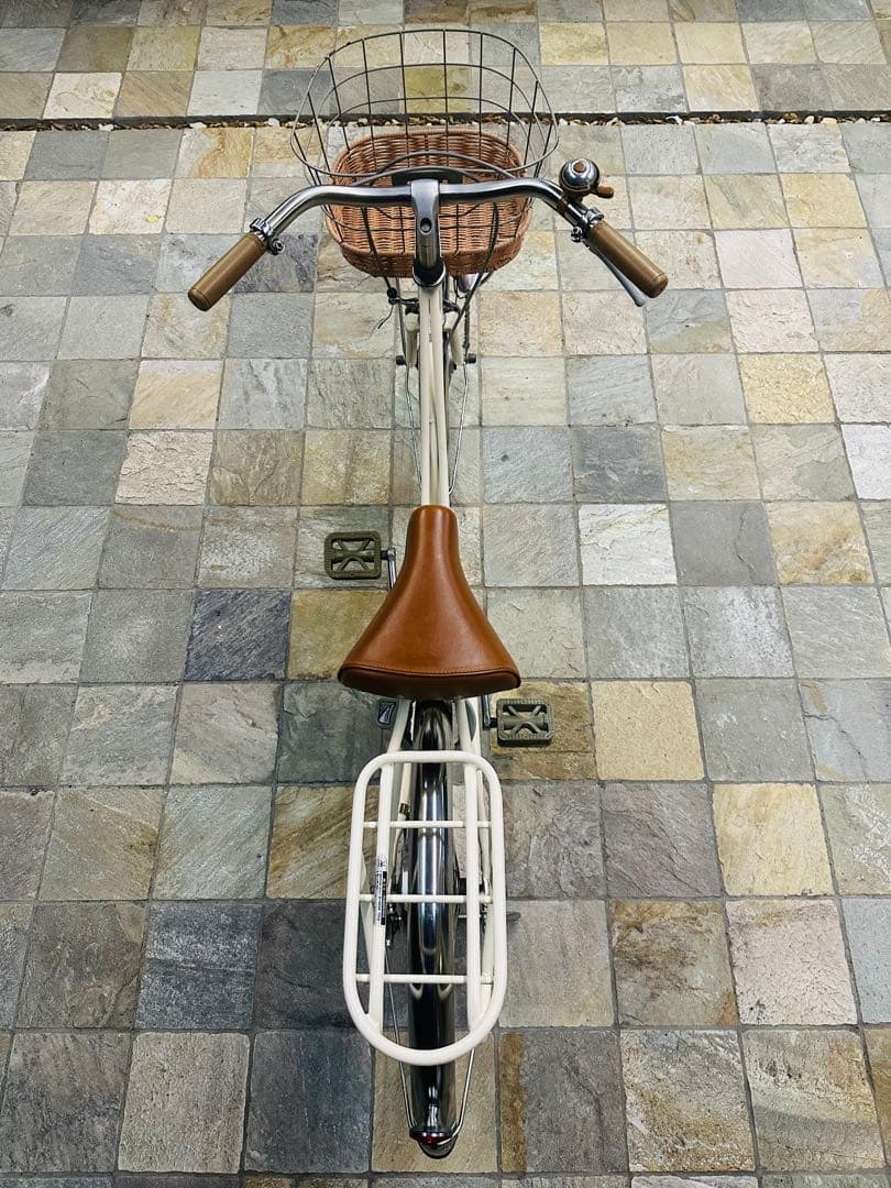 22インチ クリームFeerique Jr フェリーク ジュニア 自転車 アサヒ