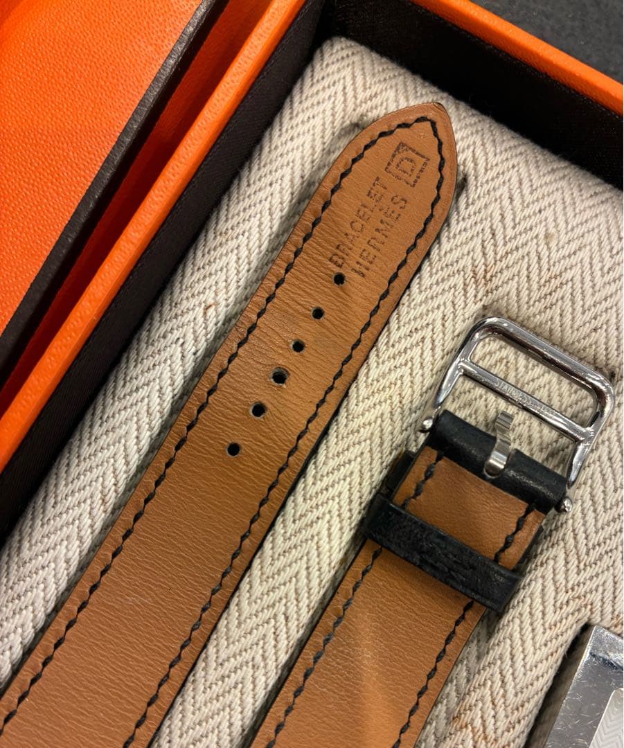 エルメス HERMES ベルトウォッチ 変えベルト付き
