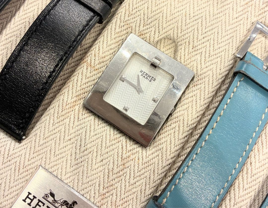 エルメス HERMES ベルトウォッチ 変えベルト付き