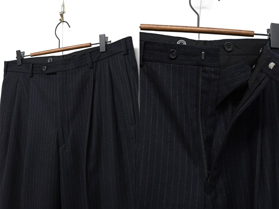 G563/ Brooks Brothers スーツ カシミヤ混 42REG 濃紺