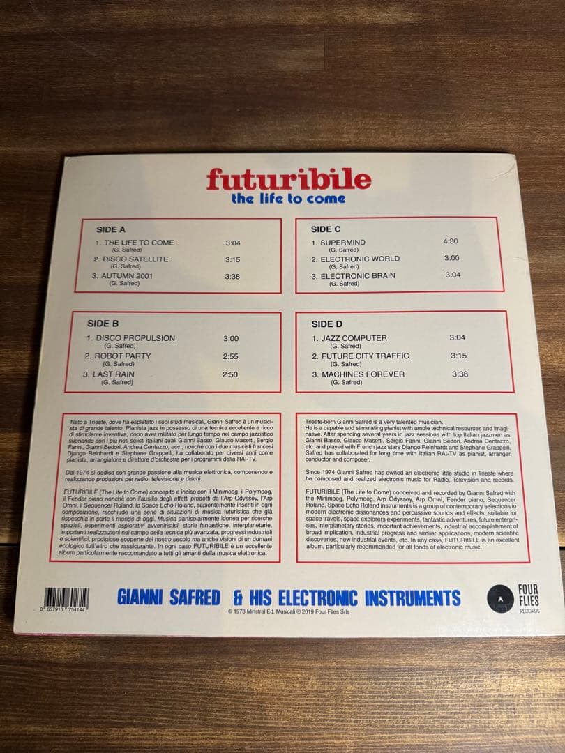 Gianni Safred – Futuribile (The Life to
