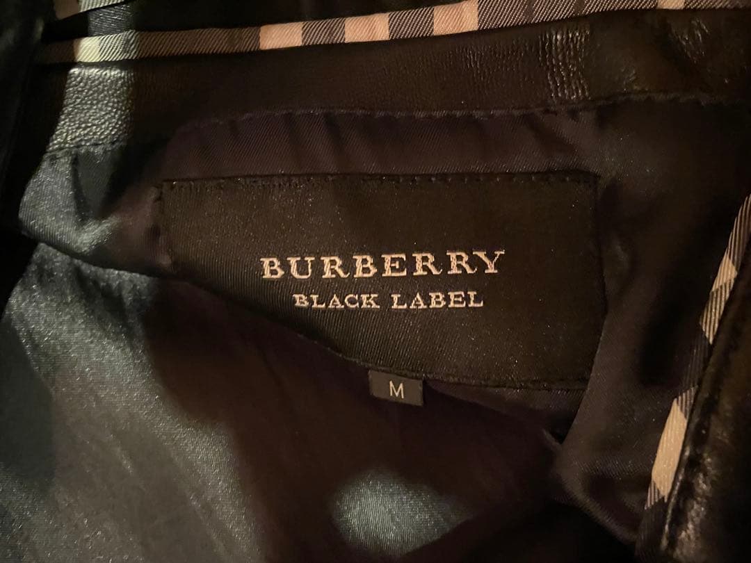 BURBERRY BLACK LABEL レザージャケット M