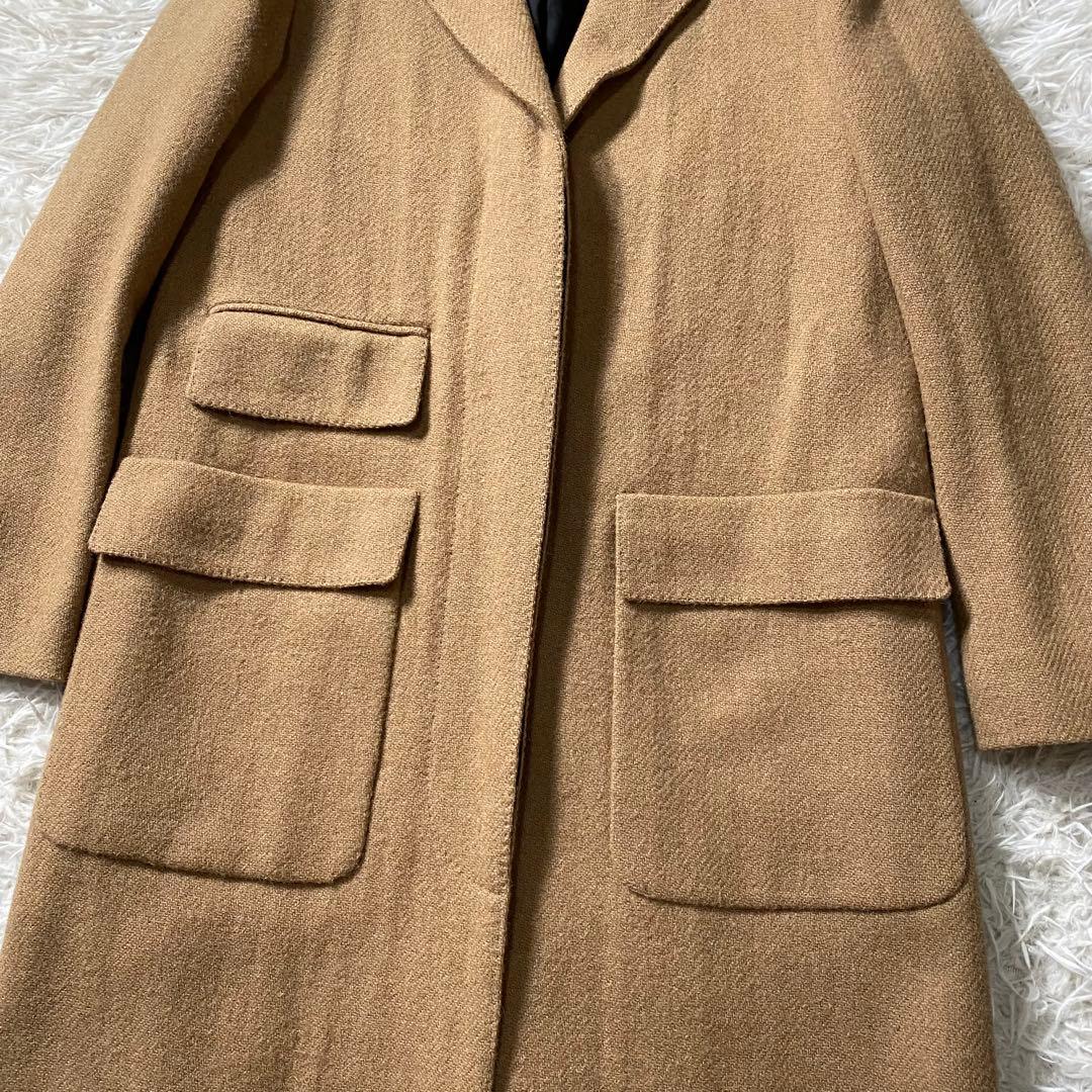 【美品】マーガレットハウエル　チェスターコート　ハリスツイードコラボ　別注　比翼