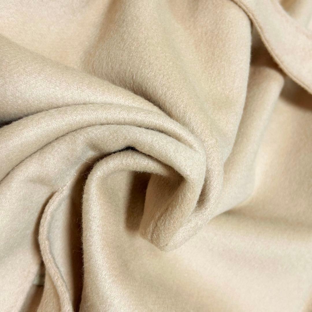 極美品　SHIPSシップス　高級MANTECO リバーコート　ガウン　ベージュ