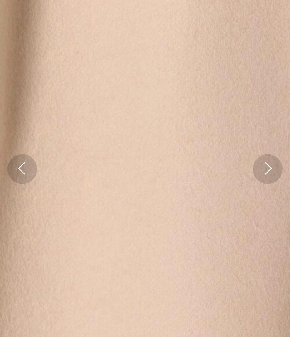 極美品　SHIPSシップス　高級MANTECO リバーコート　ガウン　ベージュ