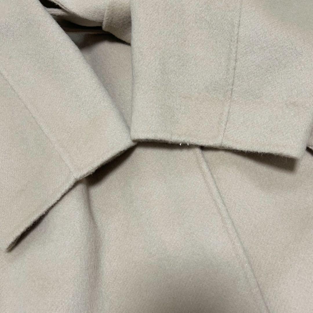 極美品　SHIPSシップス　高級MANTECO リバーコート　ガウン　ベージュ