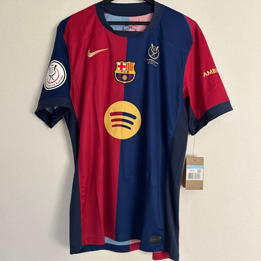 24-25 バルセロナ　ハフィーニャ　スーペルコパ　決勝仕様　ユニフォーム