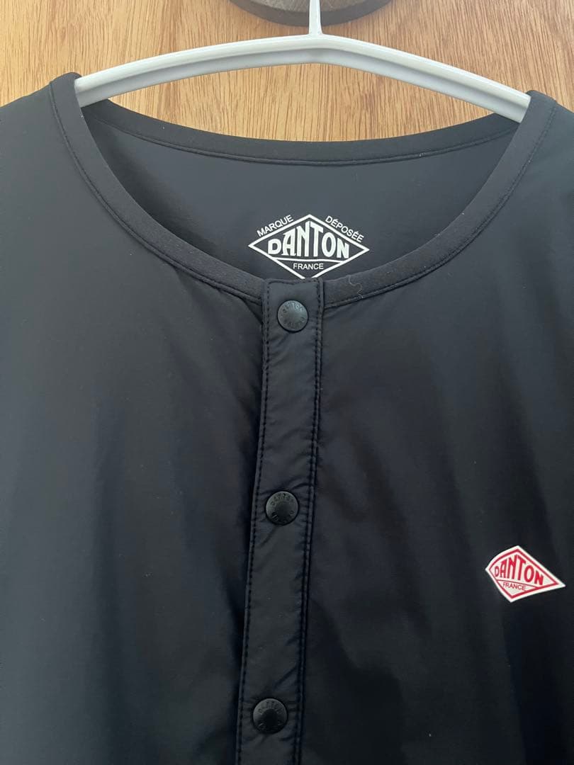 DANTON インサレーションノーカラー ストレッチナイロンジャケット