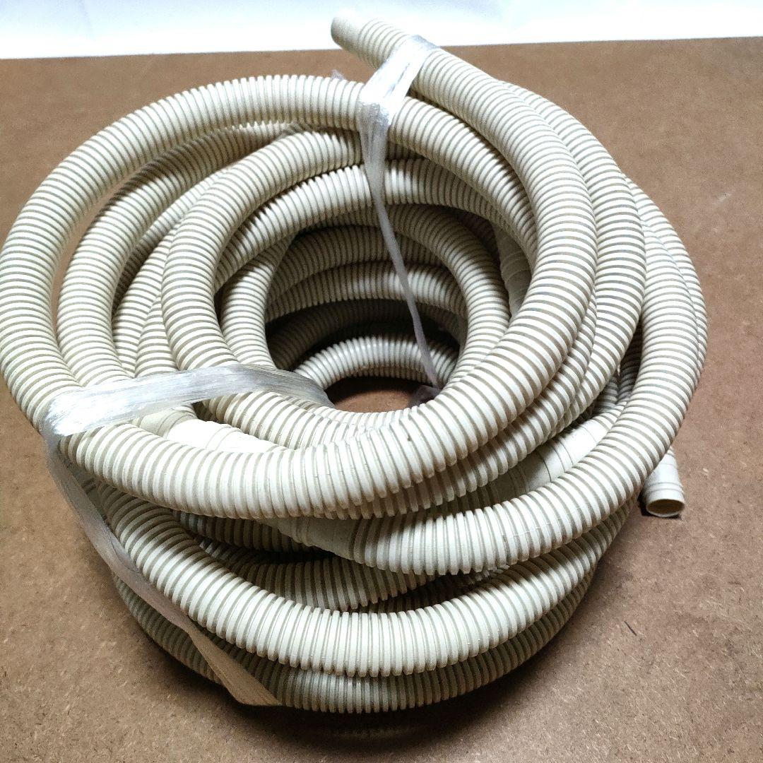 エアコン配管　ペアコイル 2分3分 10m　ドレンホース 15m