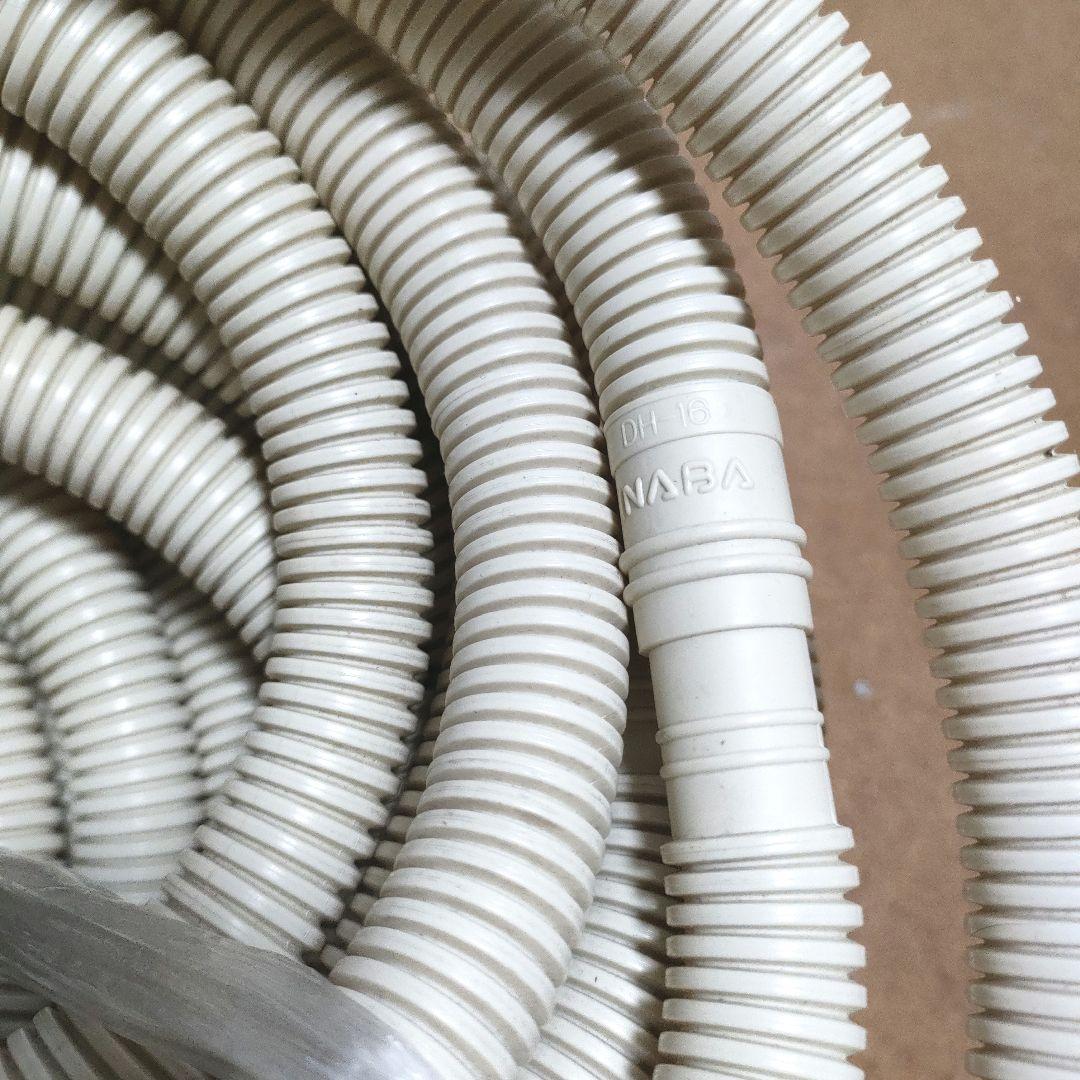 エアコン配管　ペアコイル 2分3分 10m　ドレンホース 15m