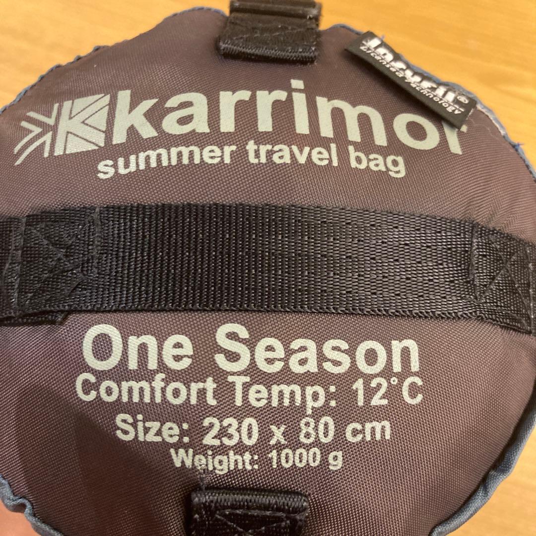 karrimor シュラフ　summer travel bag