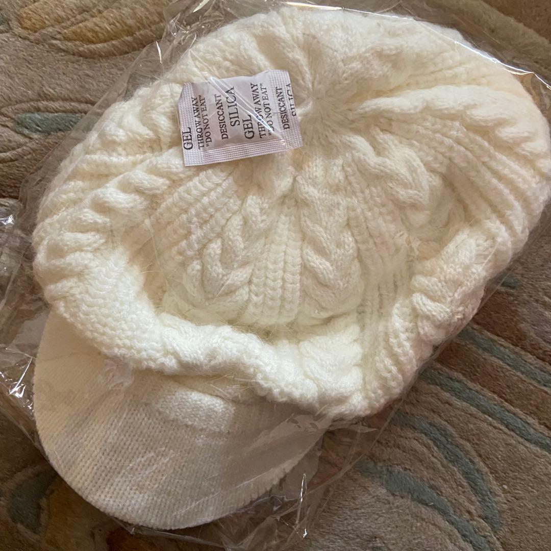 即日発送 アイボリー Mary casquette