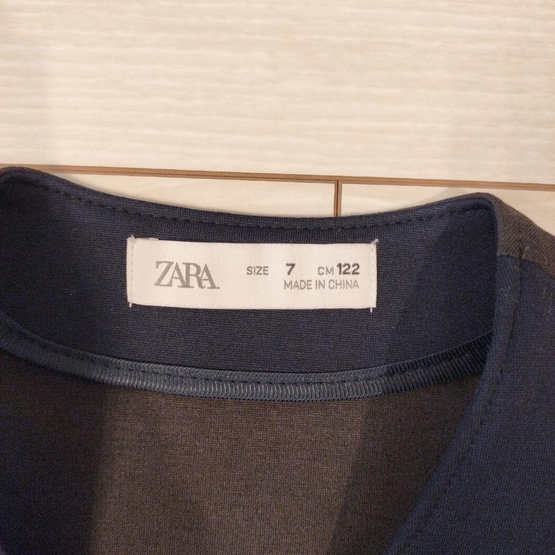 入学式　ZARA　男の子　スーツ　ネイビー