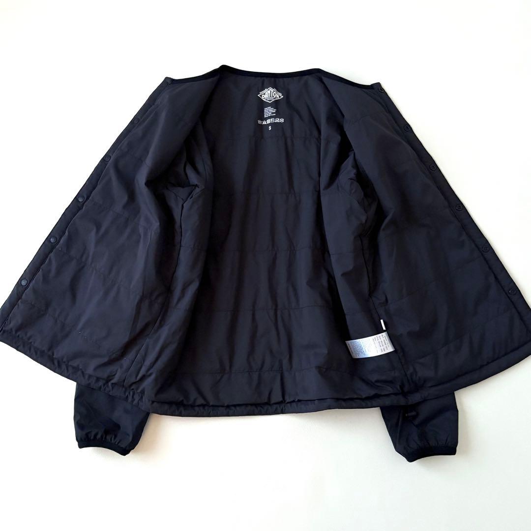 極美品✨DANTON インサレーション カラーレス ジャケット S ブラック