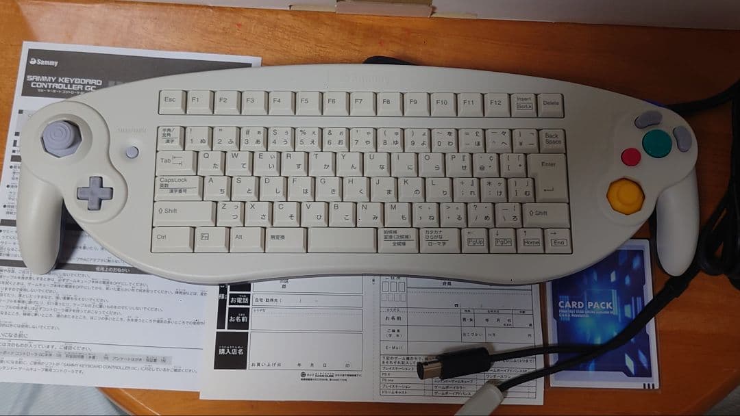 未使用　サミー　キーボードコントローラGC