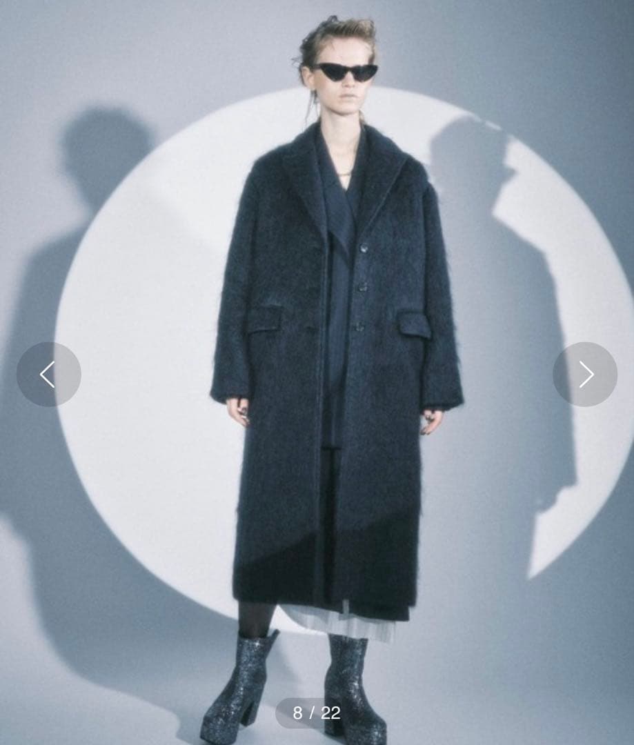 モヘアシャギーチェスターコート【MAISON SPECIAL/メゾンスペシャル】