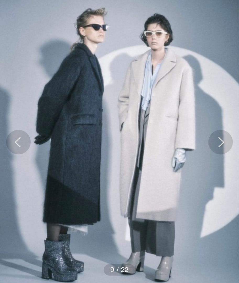 モヘアシャギーチェスターコート【MAISON SPECIAL/メゾンスペシャル】