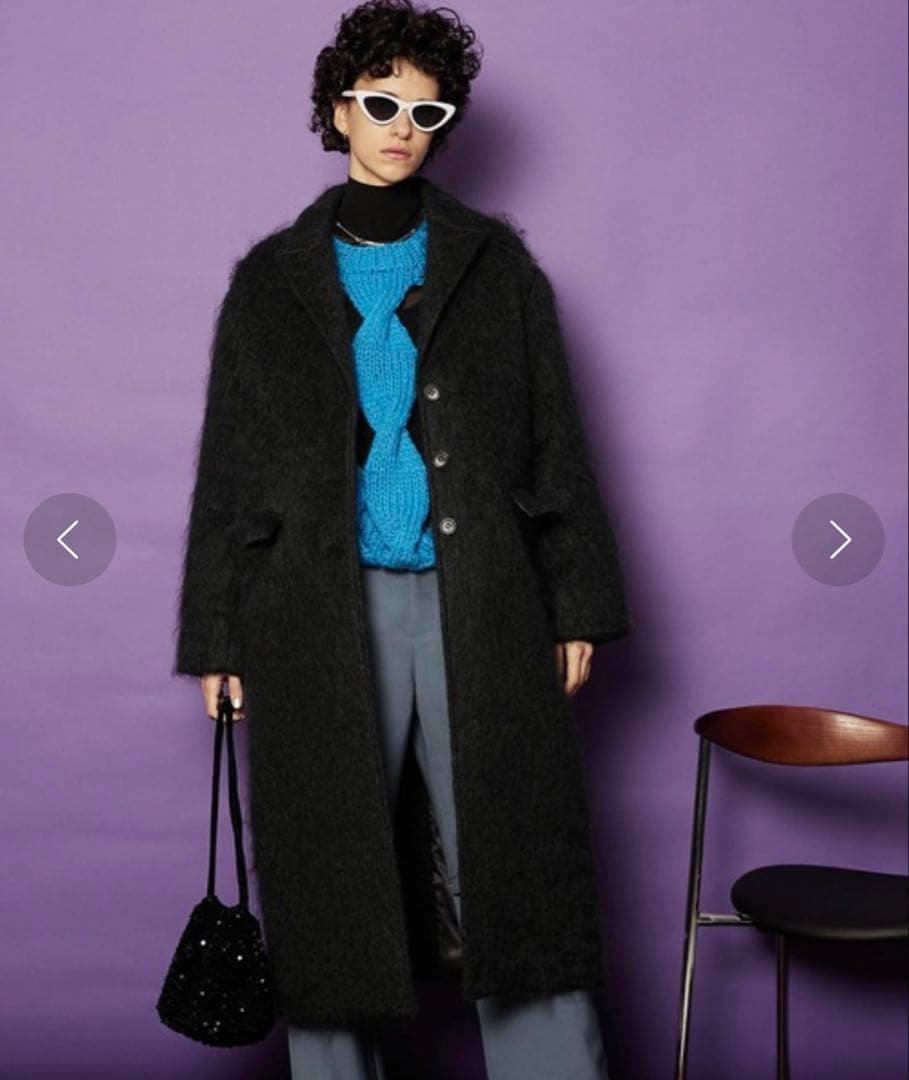 モヘアシャギーチェスターコート【MAISON SPECIAL/メゾンスペシャル】