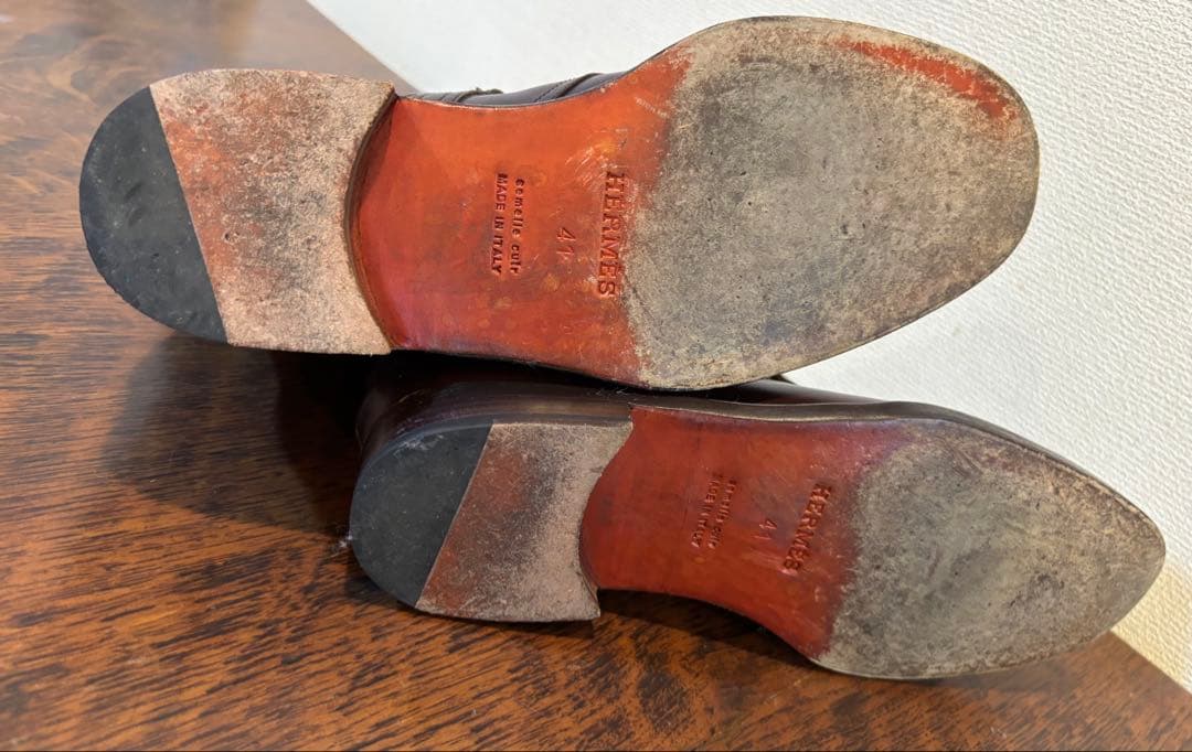 HERMES エルメス、クロスストラップブーツ