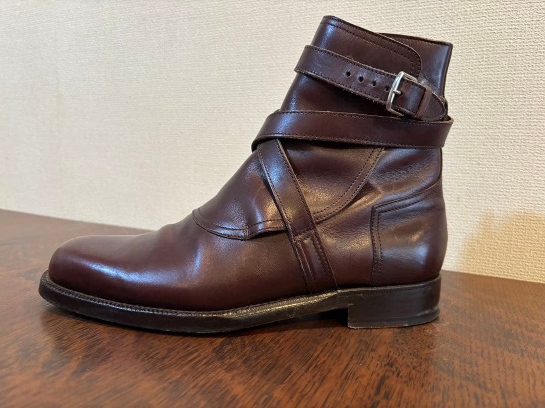 HERMES エルメス、クロスストラップブーツ