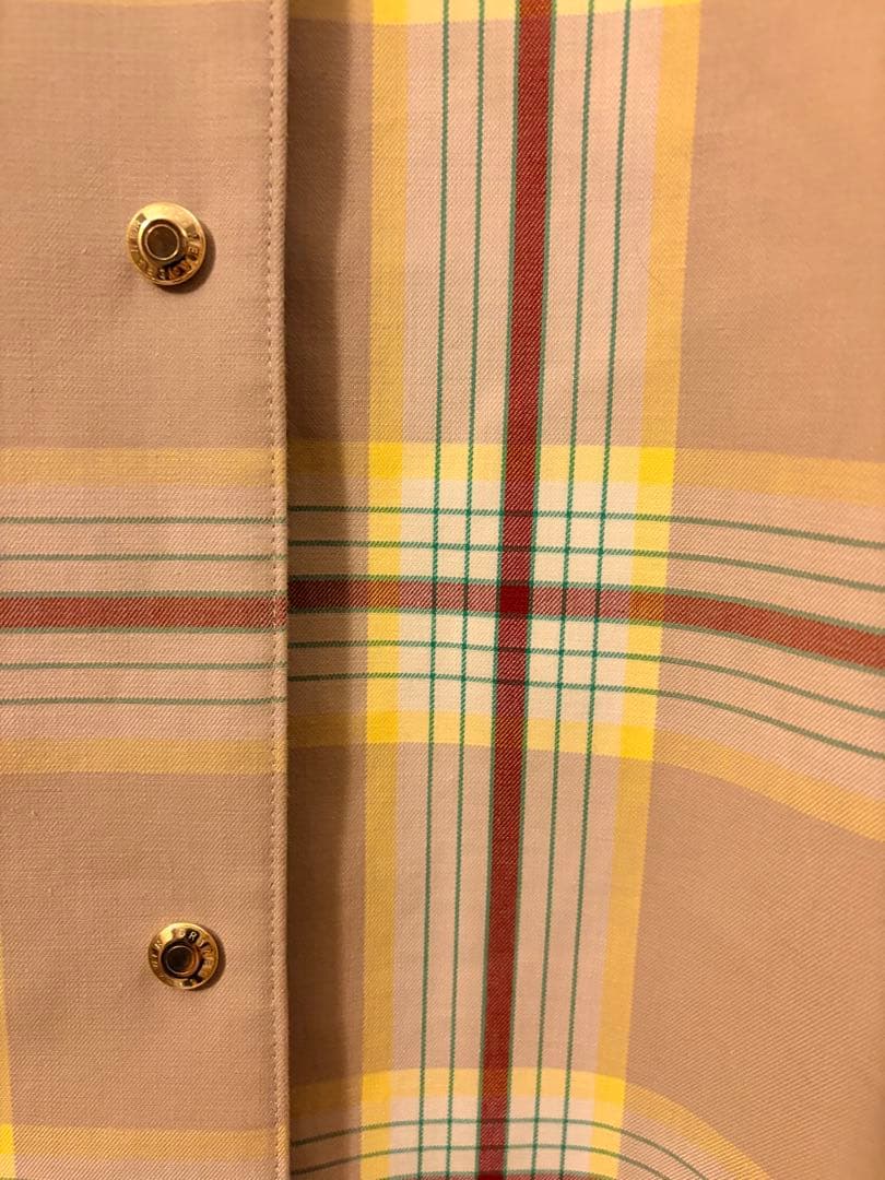 【Drawer】新品未使用チェックトレンチコート/36サイズ