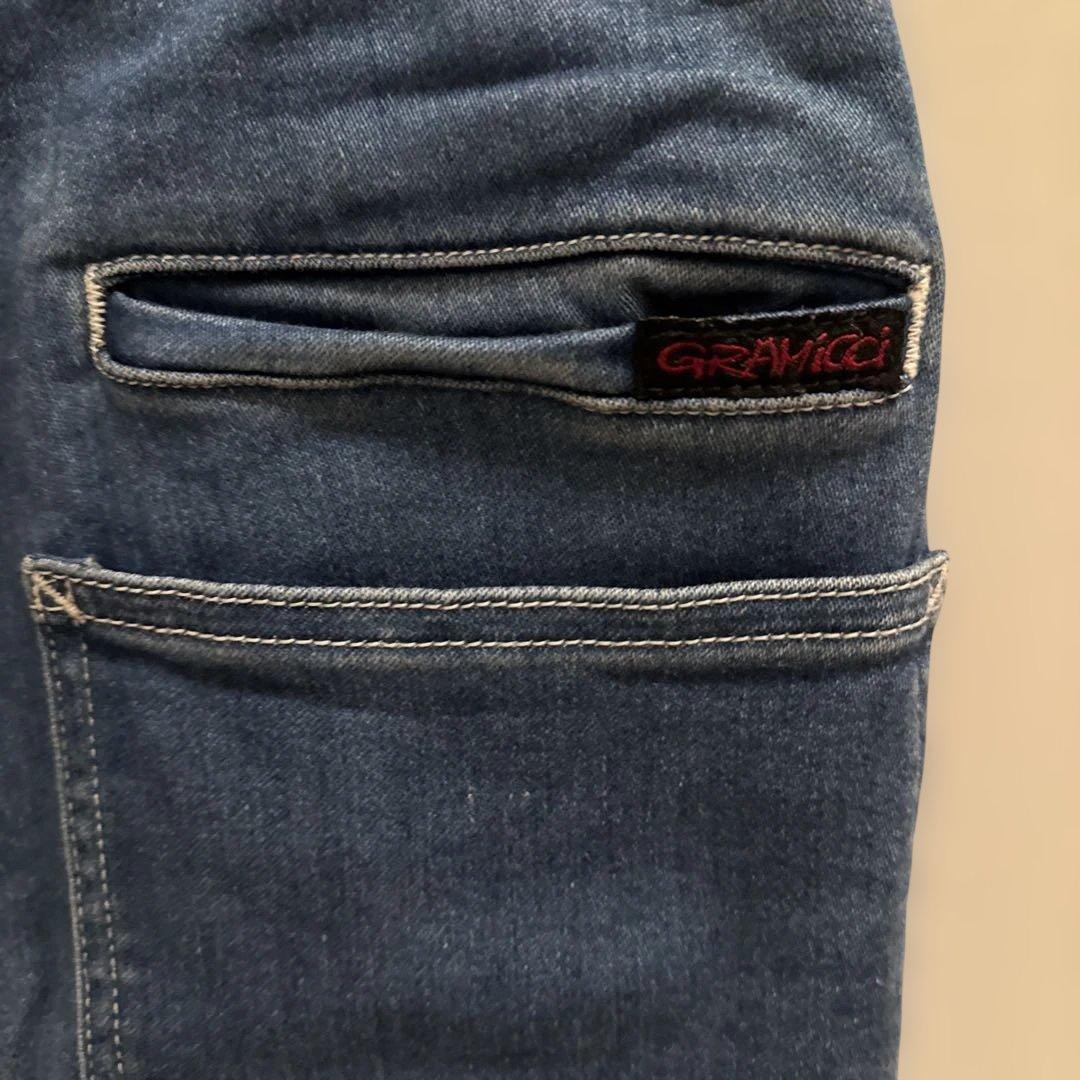 グラミチ LEE別注　ペインタークロップドパンツ ジーンズ ストレッチ