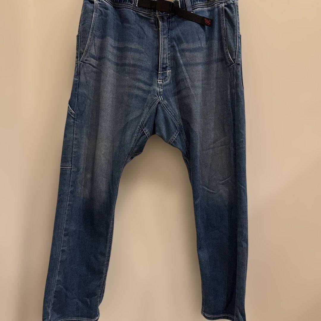 グラミチ LEE別注　ペインタークロップドパンツ ジーンズ ストレッチ