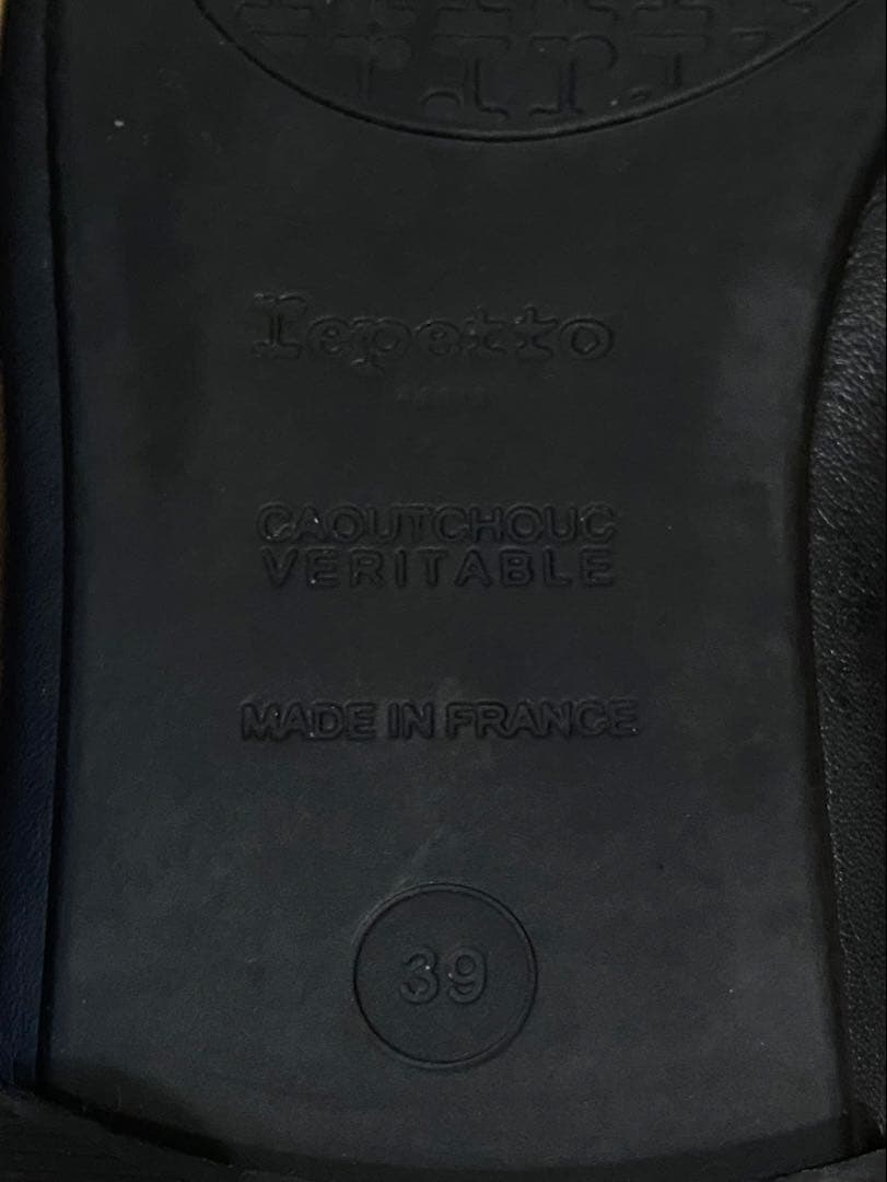 【美品】repetto レザー バレエシューズ　　リボン