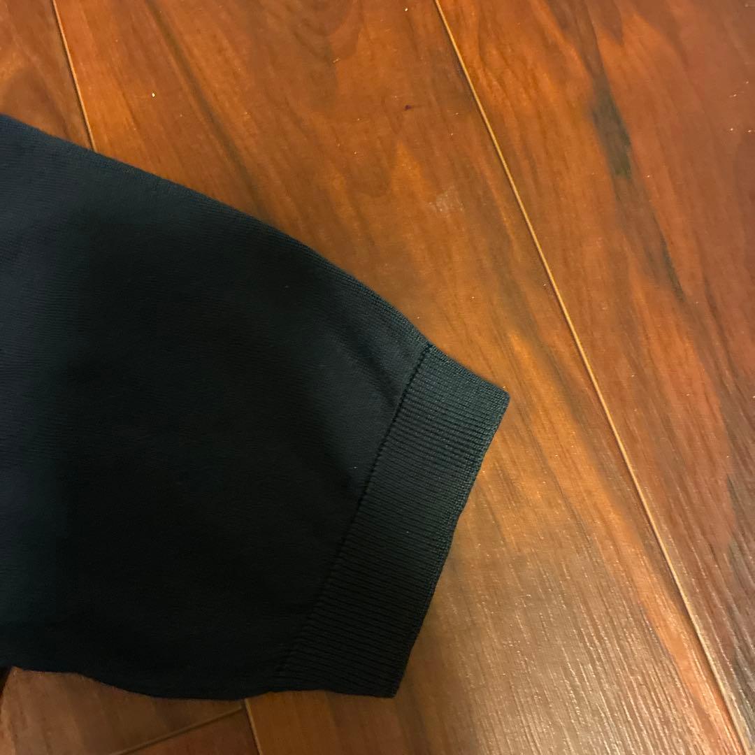 ジョンスメドレー シーアイランドコットン ニットポロ ネイビー