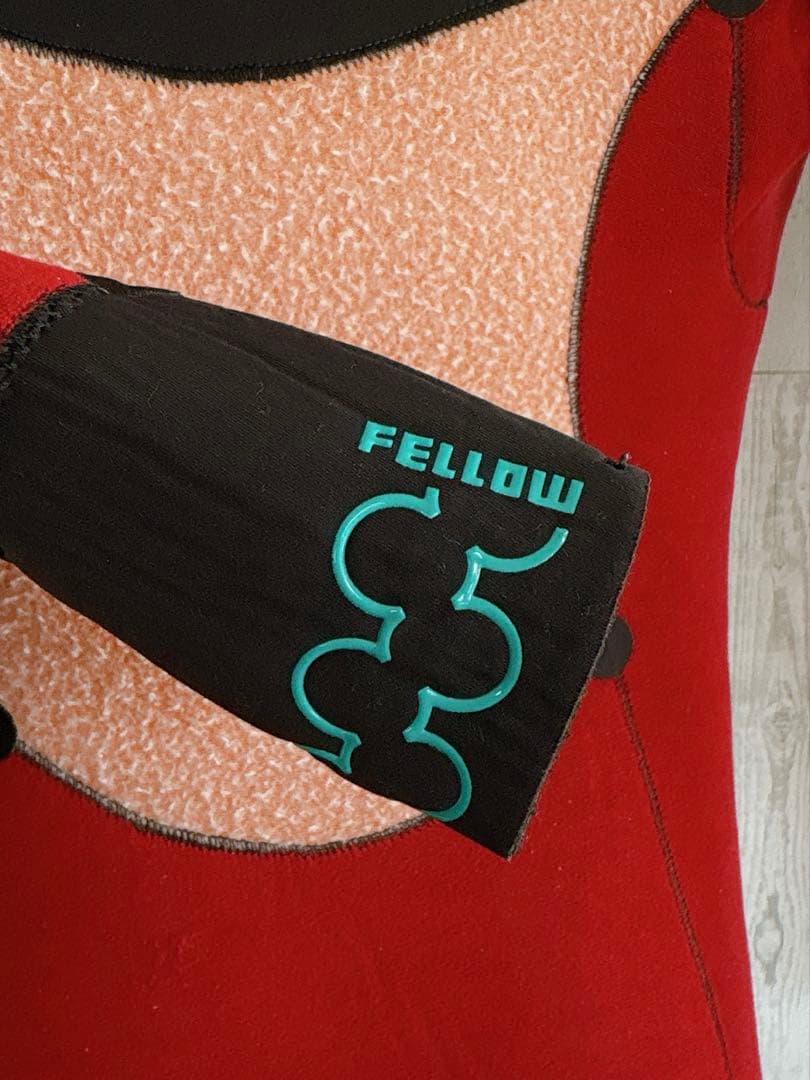 FELLOW セミドライ チェストジップ ウエットスーツ ラバー 3×5 M