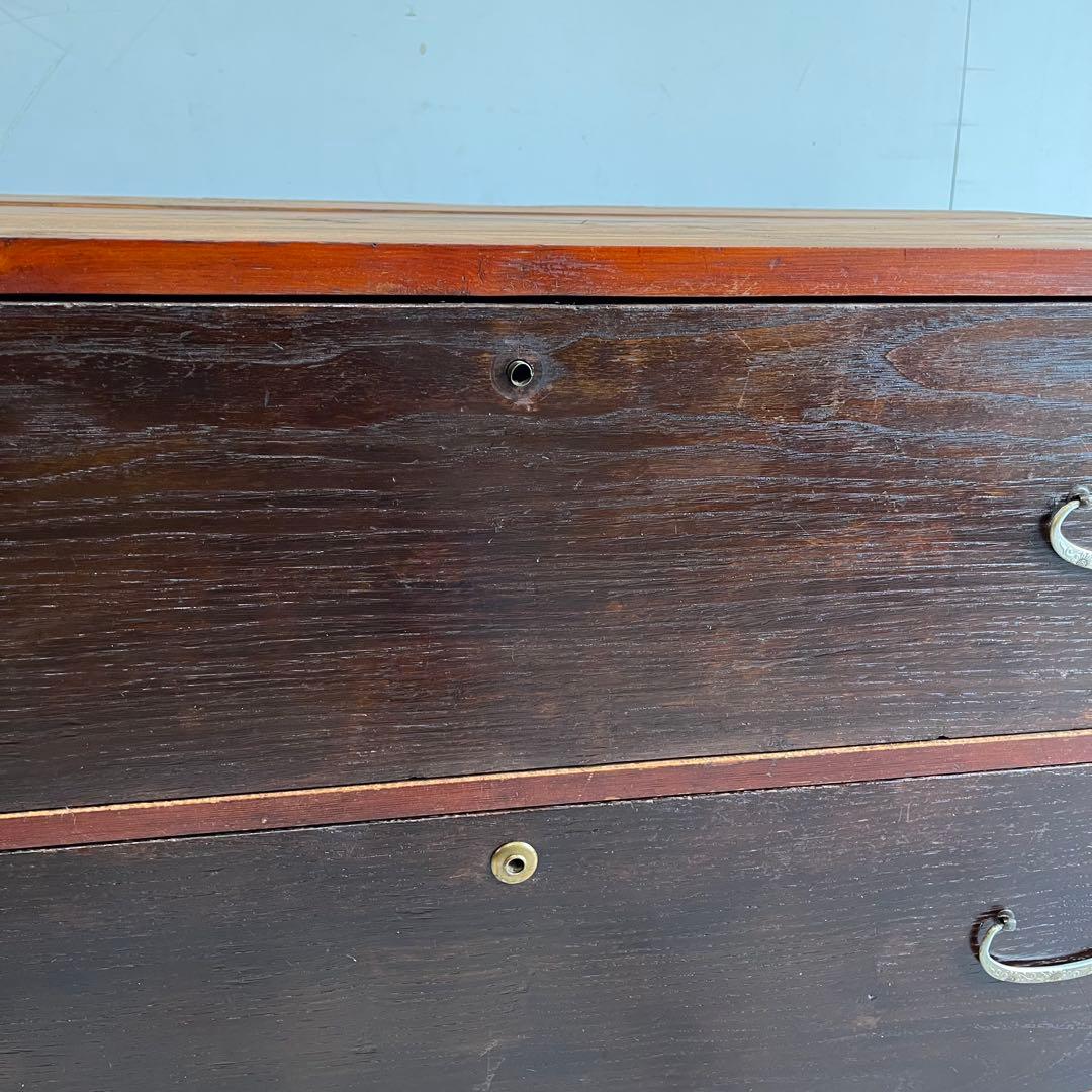 アンティーク チェスト 箪笥 ローボード テレビ台 無垢材 昭和レトロ z535