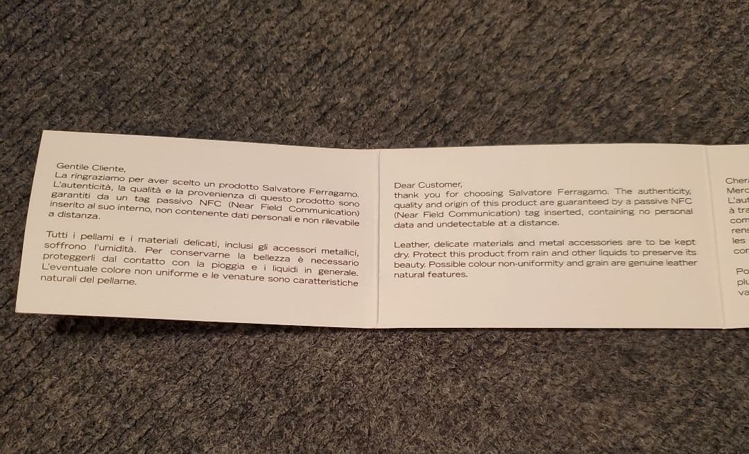 Salvatore Ferragamo 6連キーケース グレー