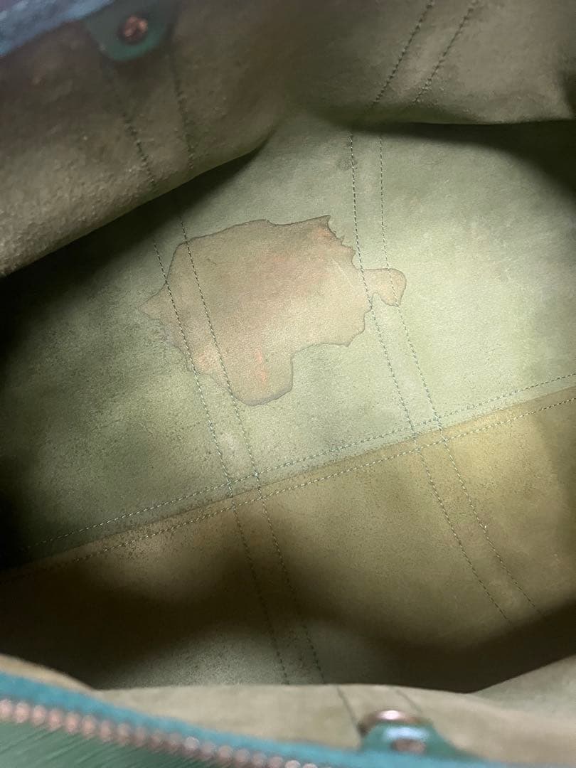 ルイヴィトン エピ キーポル50 グリーン　ボストンバッグ 旅行かばん