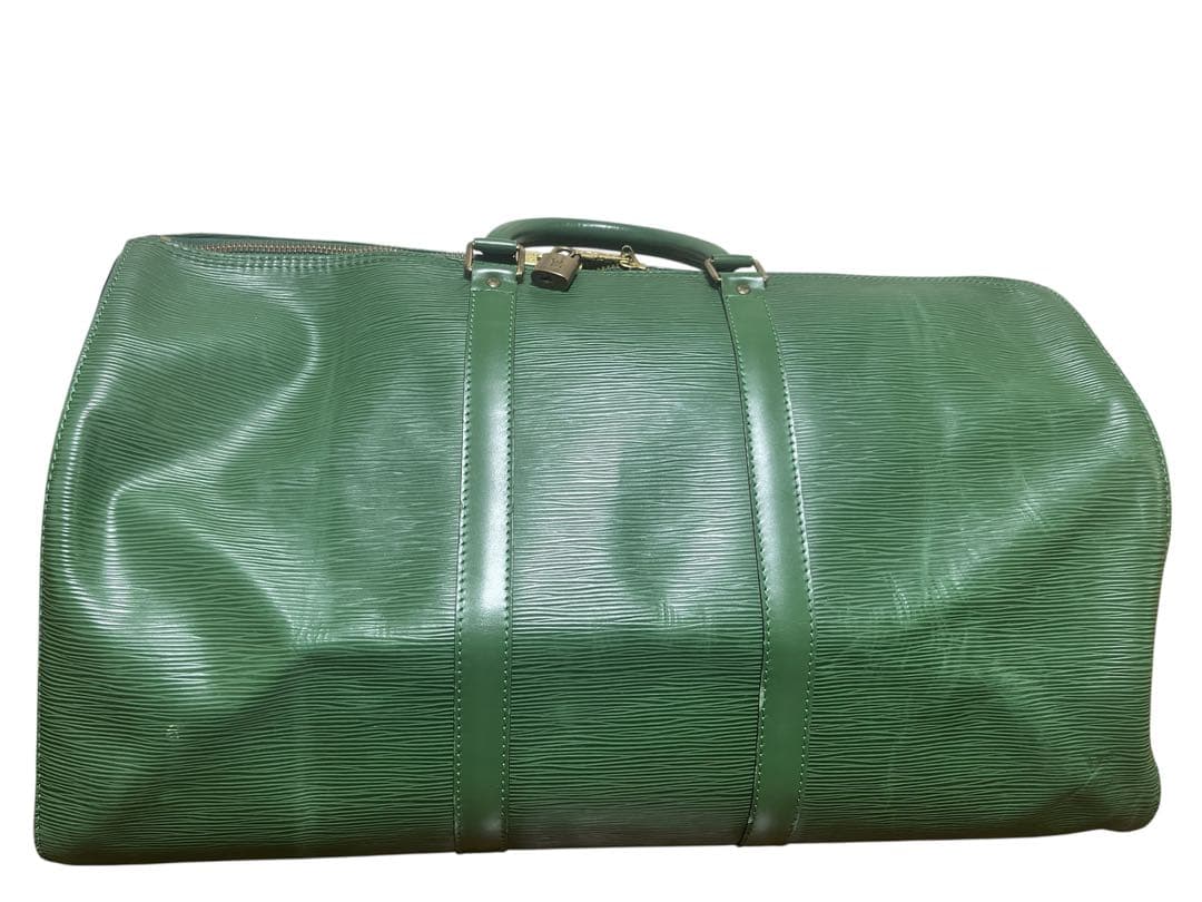 ルイヴィトン エピ キーポル50 グリーン　ボストンバッグ 旅行かばん