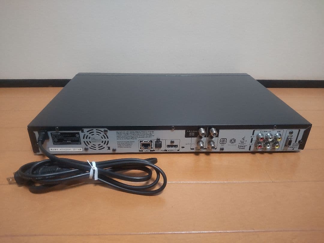 東芝　REGZA　D―BZ510 320GB→1TB プチメンテ済み