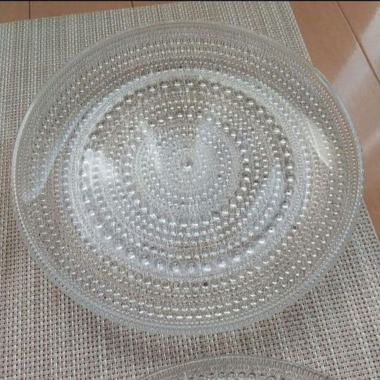 カステヘルミ ヴィンテージ ヌータヤルヴィ 17cm プレート ガラス皿 5枚