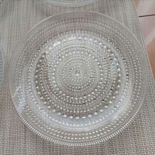 カステヘルミ ヴィンテージ ヌータヤルヴィ 17cm プレート ガラス皿 5枚